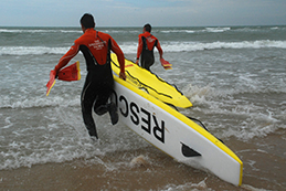 Sauveteurs en formation 